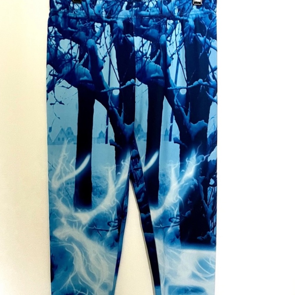 Harry Potter Forbidden Forest Deathly Hallows Stag Patronus leggings